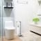Black Freestanding Toilet Paper Cast Iron Pipe Stand